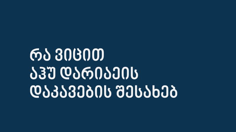 რა ვიცით ირანის უსაფრთხოების სამსახურის მიერ დაკავებული აჰუ დარიაეის მდგომარეობაზე